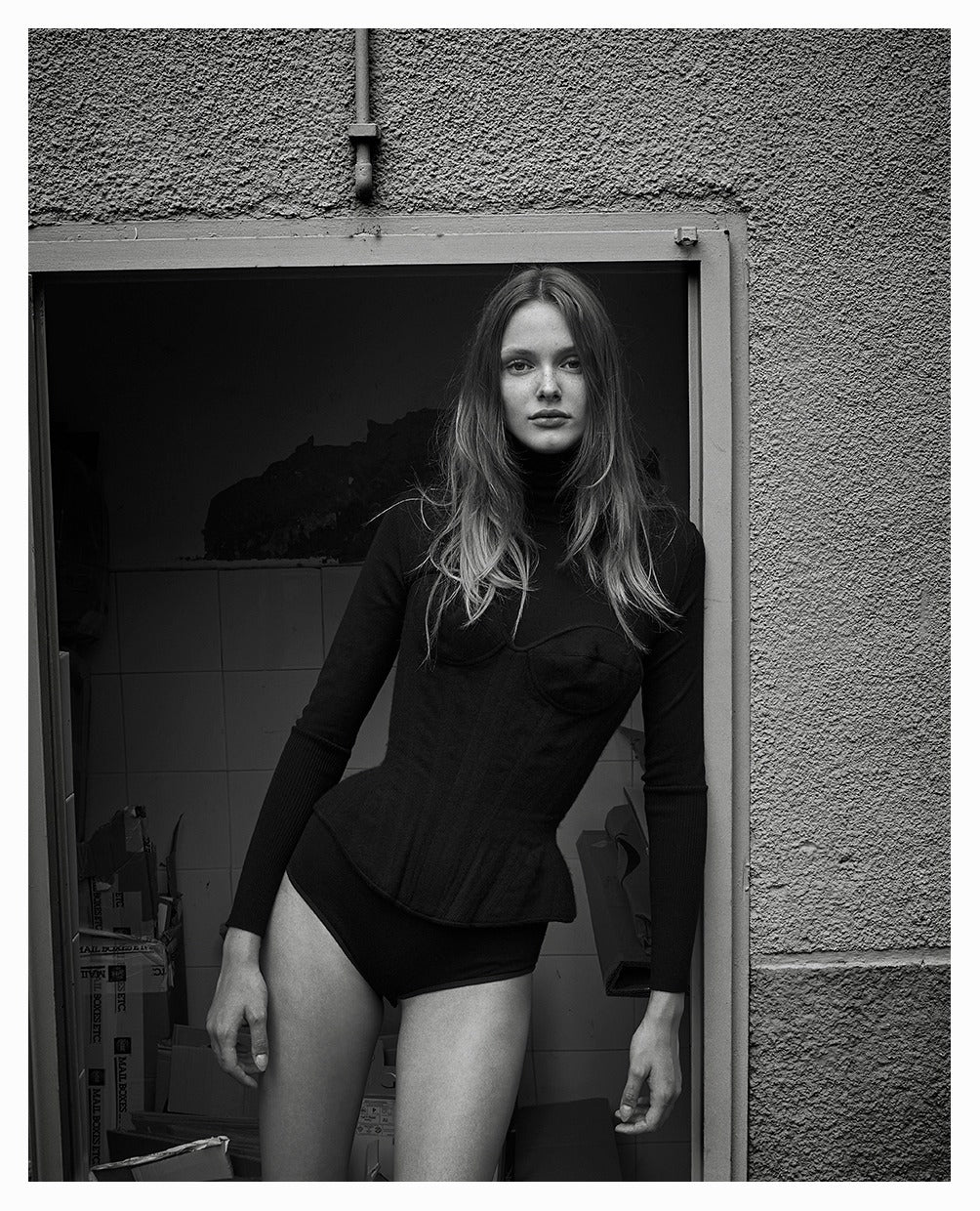 Black Cashmere Corset