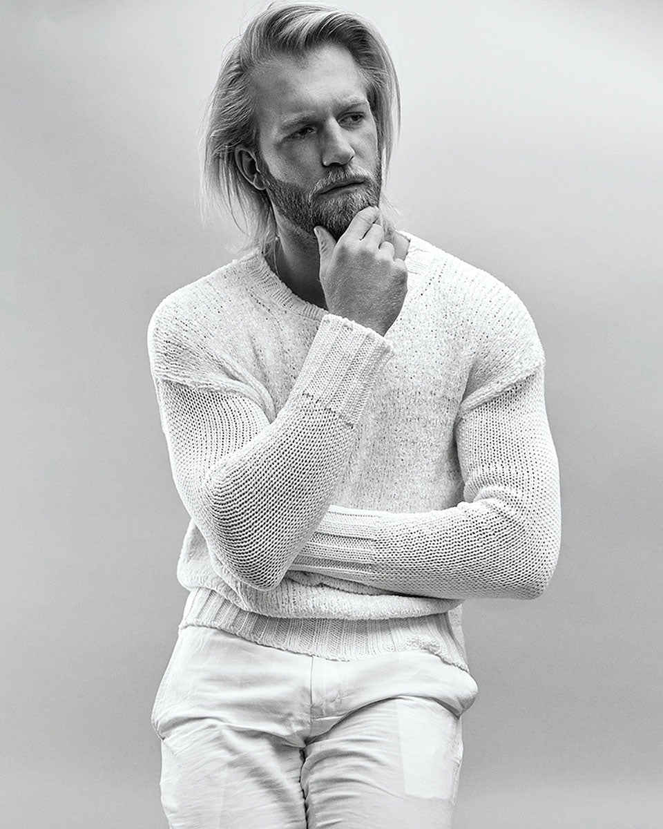 The Bi-Material Sweater